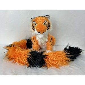 Aladdin Tiger RAJAH LONG TAIL Plush Stuffed Animal Disney Store Toy Gift NWT